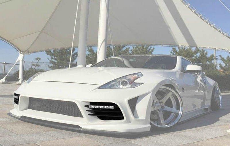 EPR Carbon Fiber 4 WBS Style Front Bumper Intake For 2009-ON 370Z Z34 - Performance SpeedShop