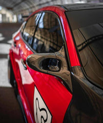 Honda Civic Type-R FK8 2017 2018 2019 2020 2021 & Civic 10th Gen FK7 2017 2018 2019 2020 2021 with Aftermarket Parts - Aero Mirror (Left & Right Hand Drive) Carbon Fiber from EPR USA
