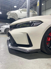 Honda Civic Type-R FL5 2023 2024 with Aftermarket Parts - EPA Front Lip Carbon Fiber / FRP from EPR USA