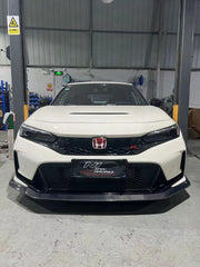 Honda Civic Type-R FL5 2023 2024 with Aftermarket Parts - EPA Front Lip Carbon Fiber / FRP from EPR USA