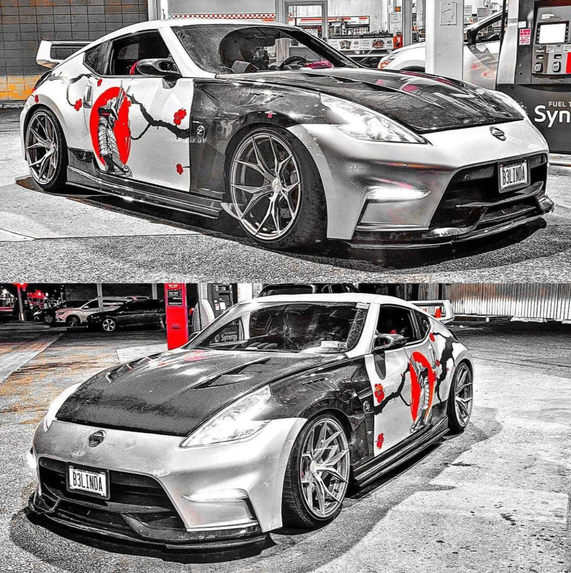 Nissan 370Z Nismo Sport Touring Base Fairlady Z Z34 2009 2010 2011 2012 2013 2014 2015 2016 2017 2018 2019 2020 with Aftermarket Parts - EPA Front Fenders Carbon Fiber from EPR USA