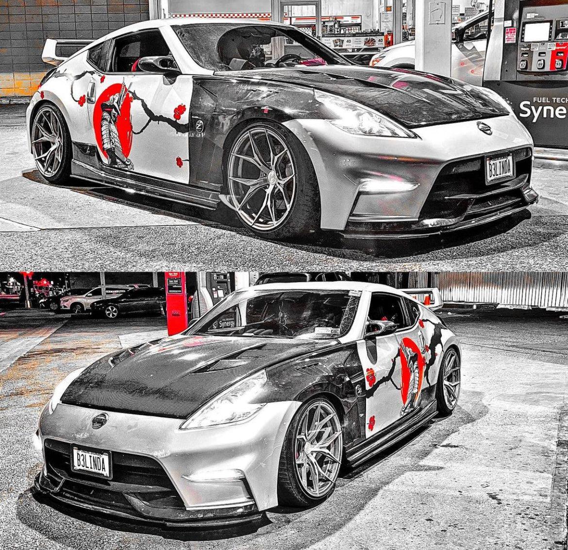 2009-2020 Nissan 370Z Z34 Duraflex CS-R Front Fenders - 4 Piece - Touge Factory 2009-2020 Nissan 370Z Z34 Duraflex CS-R Front Fenders - 4 Piece - Touge Factory