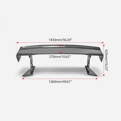 EPR Carbon Fiber EPUR Type GT Spoiler (1430mm) for 2022+ Subaru Impreza VBH WRX - Performance SpeedShop