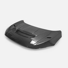 Honda Civic Type-R FK8 2017 2018 2019 2020 2021 with Aftermarket Parts - VRS Style Hood Carbon Fiber / FRP from EPR USA