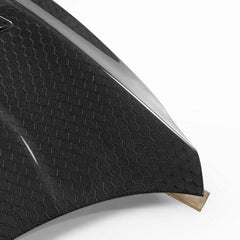 Honda Civic Type-R FK8 2017 2018 2019 2020 2021 with Aftermarket Parts - VRS Style Hood Carbon Fiber / FRP from EPR USA