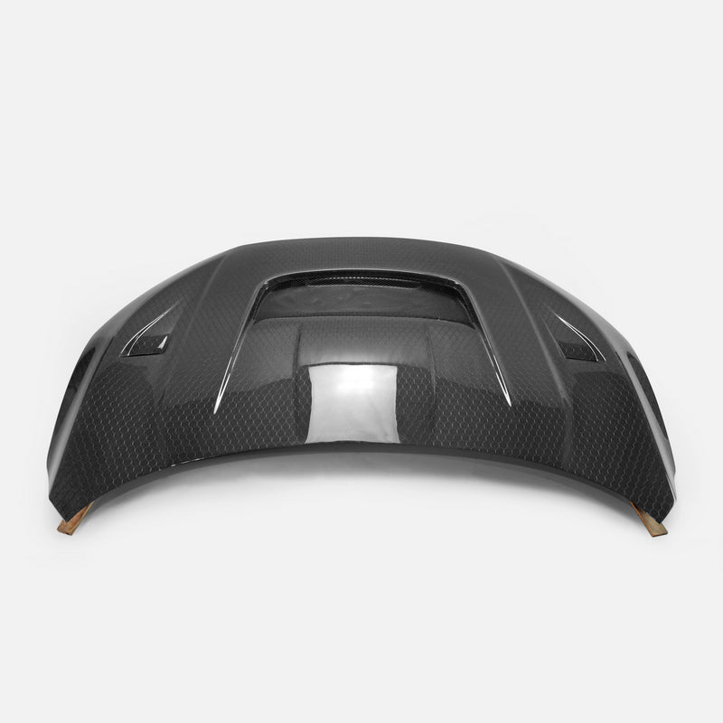 Honda Civic Type-R FK8 2017 2018 2019 2020 2021 with Aftermarket Parts - VRS Style Hood Carbon Fiber / FRP from EPR USA