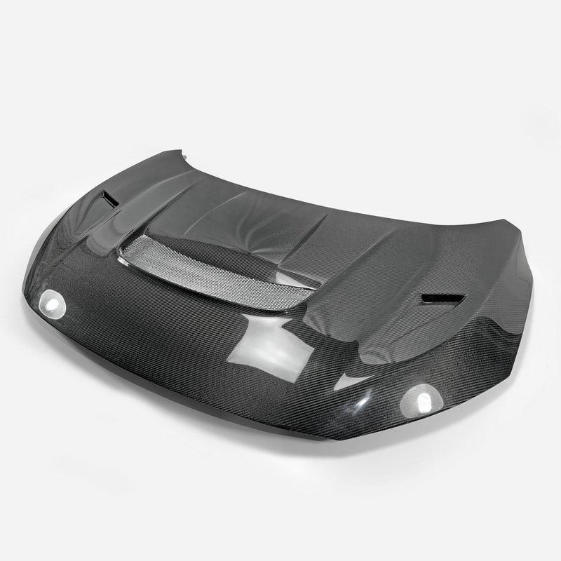 Honda Civic Type-R FK8 2017 2018 2019 2020 2021 with Aftermarket Parts - VRS Style Hood Carbon Fiber / FRP from EPR USA