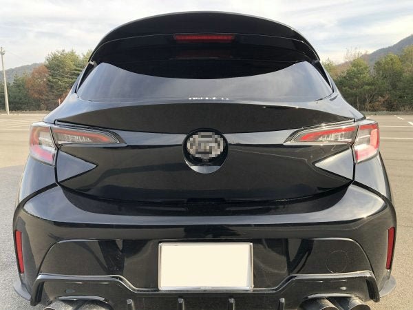 EPR Carbon Fiber HWS Type Duckbill spoiler for 19-22 Toyota Corolla Auris E210 Hatch back rear mid trunk spoiler - Performance SpeedShop