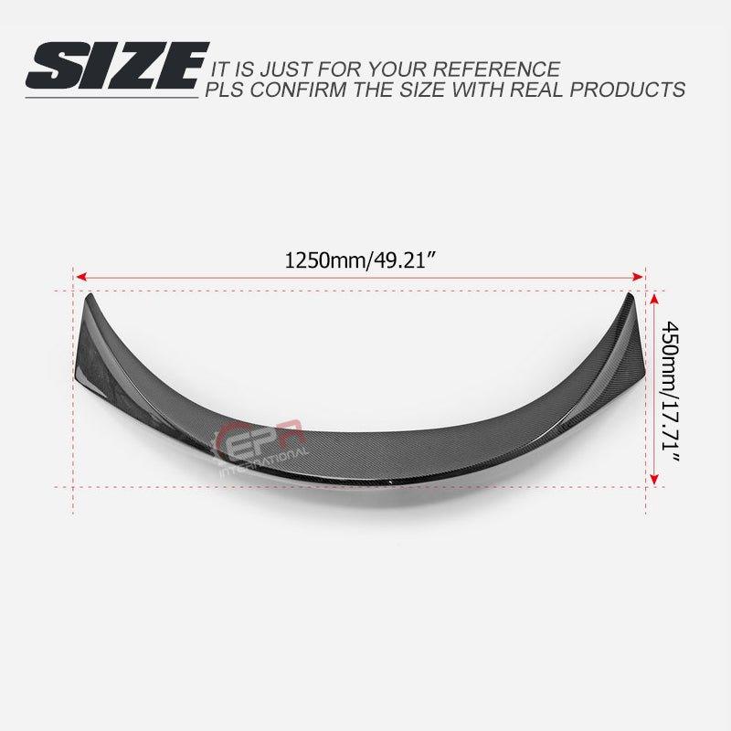 EPR Carbon Fiber HWS Type Duckbill spoiler for 19-22 Toyota Corolla Auris E210 Hatch back rear mid trunk spoiler - Performance SpeedShop