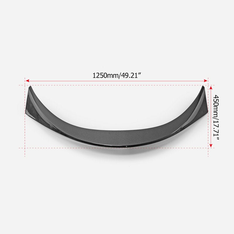 EPR Carbon Fiber HWS Type Duckbill spoiler for 19-22 Toyota Corolla Auris E210 Hatch back rear mid trunk spoiler - Performance SpeedShop