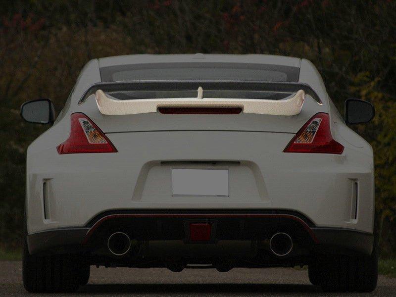 Nissan 370Z Sport Touring Base Fairlady Z Z34 Pre-Facelift 2009 2010 2011 & 370Z Sport Touring Base Fairlady Z Z34 Facelift 2012 2013 2014 2015 2016 2017 2018 2019 2020 & Nismo V1 2009 2010 2011 & Nismo V2 2012 2013 2014 2015 2016 2017 2018 2019 2020 with Aftermarket Parts - Nismo Conversion Style Rear Spoiler Carbon Fiber / FRP from EPR USA