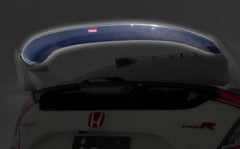 Honda Civic Type-R FK8 2017 2018 2019 2020 2021 with Aftermarket Parts - VRS Style Rear Wing Flap Carbon Fiber / FRP from EPR USA