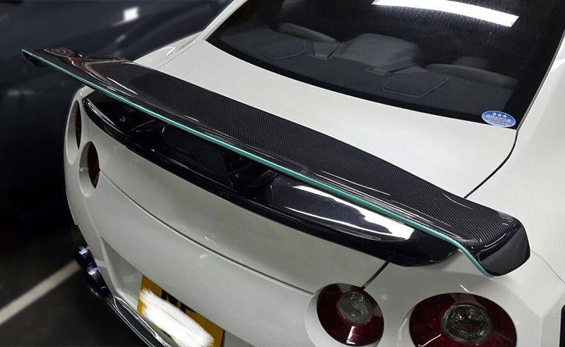 EPR Carbon Fiber VRS Style Hyper Narrow GT Wing (Use OEM Brake Lights) for GTR R35 08-ON - Performance SpeedShop