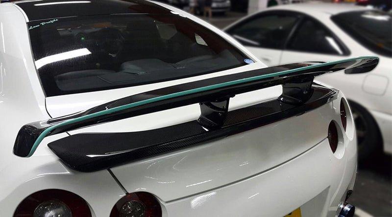 EPR Carbon Fiber VRS Style Hyper Narrow GT Wing (Use OEM Brake Lights) for GTR R35 08-ON - Performance SpeedShop