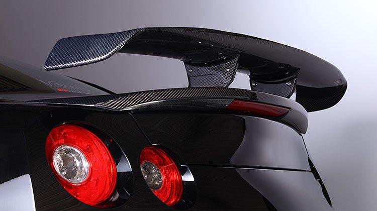 EPR Carbon Fiber VRS Style Hyper Narrow GT Wing (Use OEM Brake Lights) for GTR R35 08-ON - Performance SpeedShop