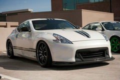 Nissan 370Z Sport Touring Base Fairlady Z Z34 Pre-Facelift 2009 2010 2011 with Aftermarket Parts - TPS Style Front Lip Carbon Fiber / FRP from EPR USA