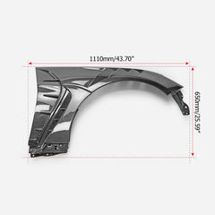 Subaru Toyota BRZ ZD8 2022 2023 2024 & GR86 ZN8 2022 2023 2024 with Aftermarket Parts - EPA1 Style Front Fender Carbon Fiber / FRP from EPR USA