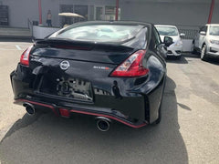 Nissan 370Z Sport Touring Base Fairlady Z Z34 Pre-Facelift 2009 2010 2011 & 370Z Sport Touring Base Fairlady Z Z34 Facelift 2012 2013 2014 2015 2016 2017 2018 2019 2020 & Nismo V1 2009 2010 2011 & Nismo V2 2012 2013 2014 2015 2016 2017 2018 2019 2020 with Aftermarket Parts - Nismo Conversion Style Rear Bumper Carbon Fiber / FRP from EPR USA