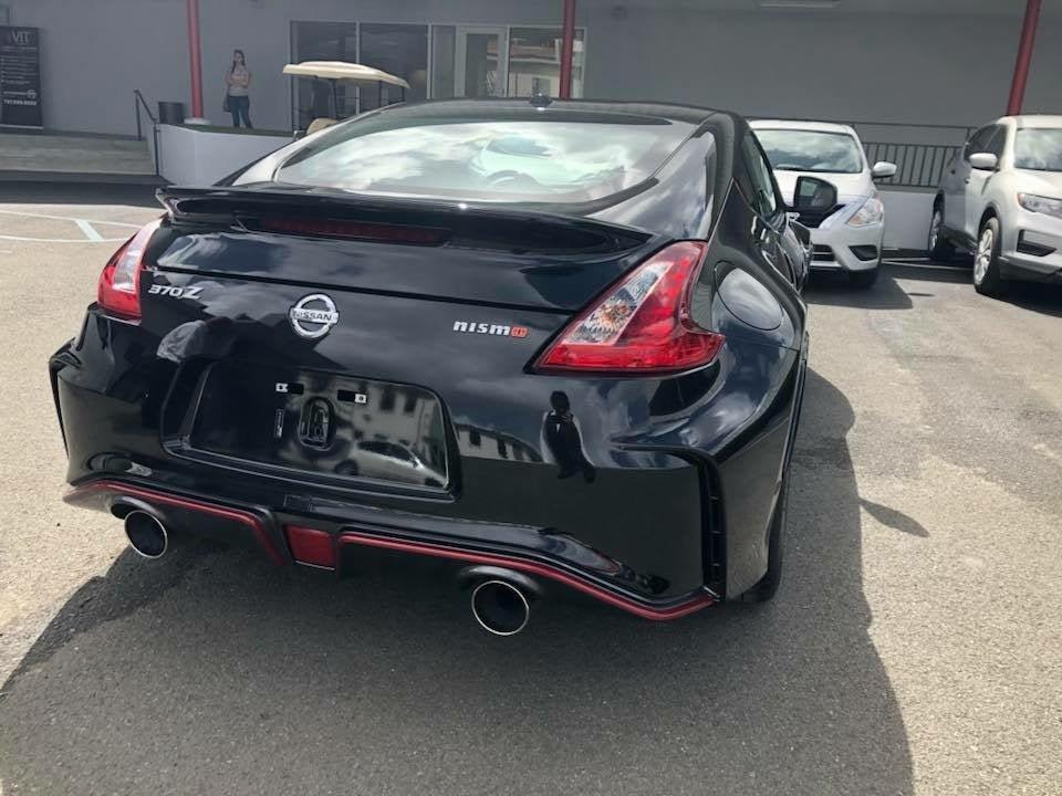 Nissan 370Z Sport Touring Base Fairlady Z Z34 Pre-Facelift 2009 2010 2011 & 370Z Sport Touring Base Fairlady Z Z34 Facelift 2012 2013 2014 2015 2016 2017 2018 2019 2020 & Nismo V1 2009 2010 2011 & Nismo V2 2012 2013 2014 2015 2016 2017 2018 2019 2020 with Aftermarket Parts - Nismo Conversion Style Rear Bumper Carbon Fiber / FRP from EPR USA