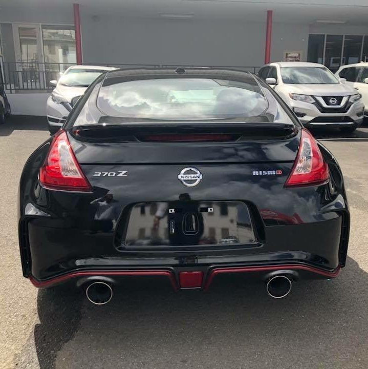 Nissan 370Z Sport Touring Base Fairlady Z Z34 Pre-Facelift 2009 2010 2011 & 370Z Sport Touring Base Fairlady Z Z34 Facelift 2012 2013 2014 2015 2016 2017 2018 2019 2020 & Nismo V1 2009 2010 2011 & Nismo V2 2012 2013 2014 2015 2016 2017 2018 2019 2020 with Aftermarket Parts - Nismo Conversion Style Rear Bumper Carbon Fiber / FRP from EPR USA