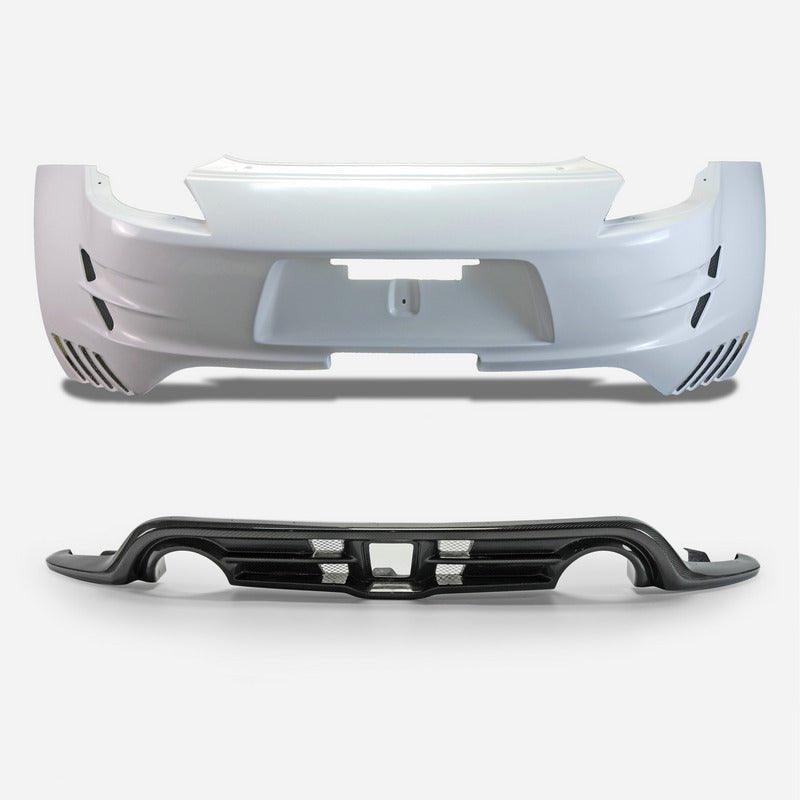 EPR VRS Style Rear Bumper & Rear Diffuser For 2009-ON 370Z Z34 - Performance SpeedShop