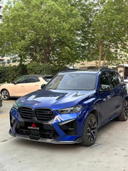 BMW X5M X5MC F95 & X6M X6MC F96 2024-ON (LCI) With Aftermarket Parts - AE Style Front Lip Carbon Fiber?from ArmorExtend