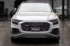 Karbel Pre-preg Carbon Fiber Front Lip for Audi SQ8 Q8 Pre-facelift 2019-2023