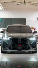 BMW X5M X5MC F95 & X6M X6MC F96 2024-ON (LCI) With Aftermarket Parts - AE Style Front Lip Carbon Fiber?from ArmorExtend