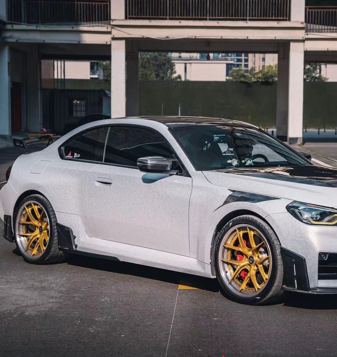 BMW M2 & M2C G87 2023 2024?with Aftermarket Parts - ART Style?Side Skirts Carbon Fiber from?ArmorExtend