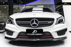 Future Design Carbon 2014-2016 C117 CLA-250 CLA-45 Carbon Fiber Front Lip Ver.2 - Performance SpeedShop
