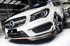Future Design Carbon 2014-2016 C117 CLA-250 CLA-45 Carbon Fiber Front Lip Ver.5 - Performance SpeedShop
