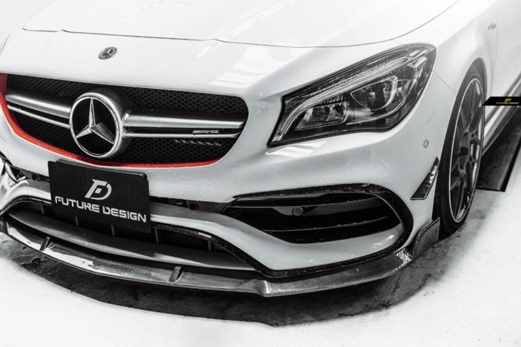 Future Design Carbon 2017-2019 C117 CLA-250 CLA-45 Carbon Fiber Front Lip - Performance SpeedShop