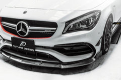 Future Design Carbon 2017-2019 C117 CLA-250 CLA-45 Carbon Fiber Front Lip - Performance SpeedShop