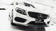 Future Design Carbon ABS Front Grill AMG Style for Mercedes Benz C-Class W205 2015-ON - Performance SpeedShop