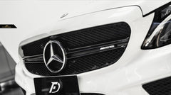 Future Design Carbon ABS Front Grill AMG Style for Mercedes Benz C-Class W205 2015-ON - Performance SpeedShop