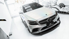 Future Design Carbon Carbon Fiber Front Lip FD GT for W205 C300 2019-ON 2 Door Coupe 4 Door Sedan - Performance SpeedShop