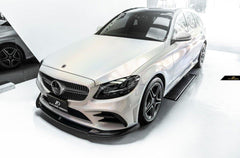 Future Design Carbon Carbon Fiber Front Lip FD GT for W205 C300 2019-ON 2 Door Coupe 4 Door Sedan - Performance SpeedShop
