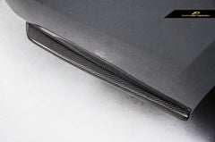 Future Design Carbon Carbon Fiber Rear Bumper Canards FD Style For BMW 5 Series G30 530i 540i 2017-ON - Performance SpeedShop