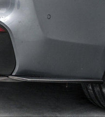 Future Design Carbon Carbon Fiber Rear Bumper Canards FD Style For BMW 5 Series G30 530i 540i 2017-ON - Performance SpeedShop