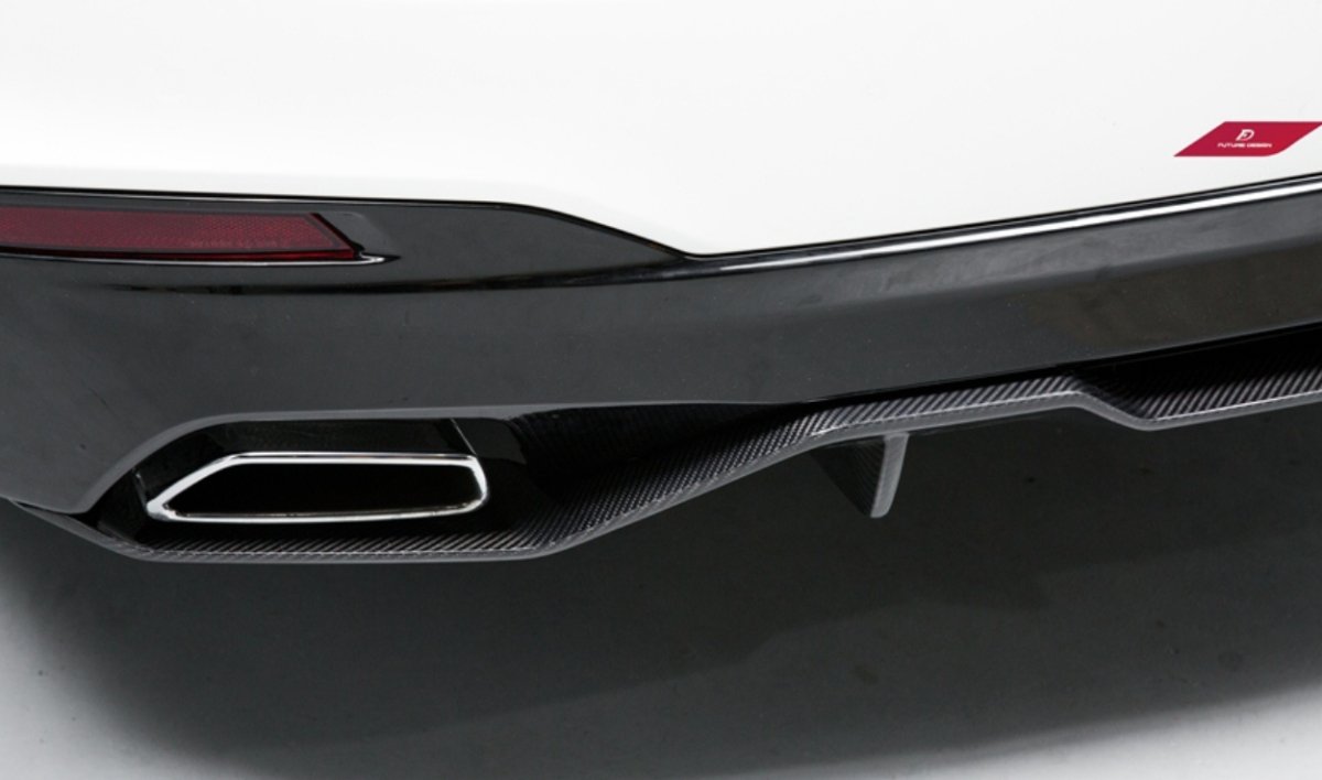 Future Design Carbon Carbon Fiber Rear Diffuser M Performance Style For BMW 5 Series G30 530i 540i 2017-ON - Performance SpeedShop