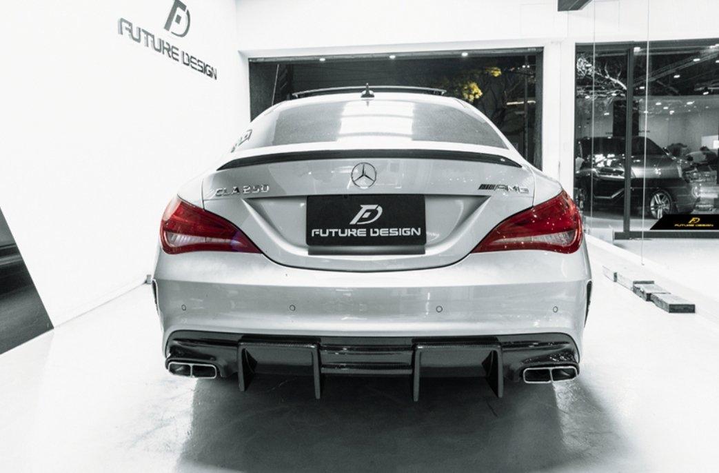 Future Design Carbon ED1 Carbon Fiber Rear Spoiler2014-2019 C117 CLA-250 CLA-45 - Performance SpeedShop