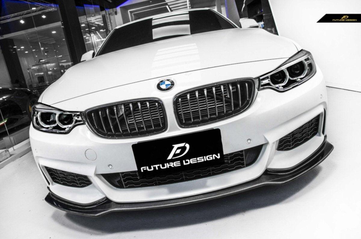 Future Design Carbon END Carbon Fiber Front Lip for BMW 4 Series F32 F33 F36 - Performance SpeedShop