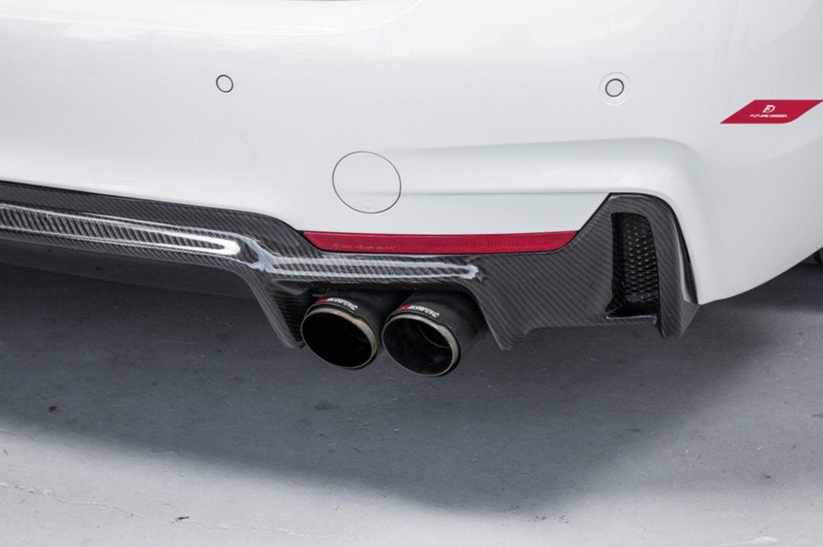 Future Design Carbon FD Carbon Fiber Rear Diffuser for BMW 4 Series F32 F33 F36 - Performance SpeedShop