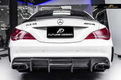 Future Design Carbon FD GTS Carbon Fiber Rear Diffuser 2014-2019 C117 CLA-250 CLA-45 - Performance SpeedShop