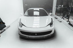 Future Design Carbon Ferrari 458 Carbon Fiber Front Lip Splitter - Performance SpeedShop