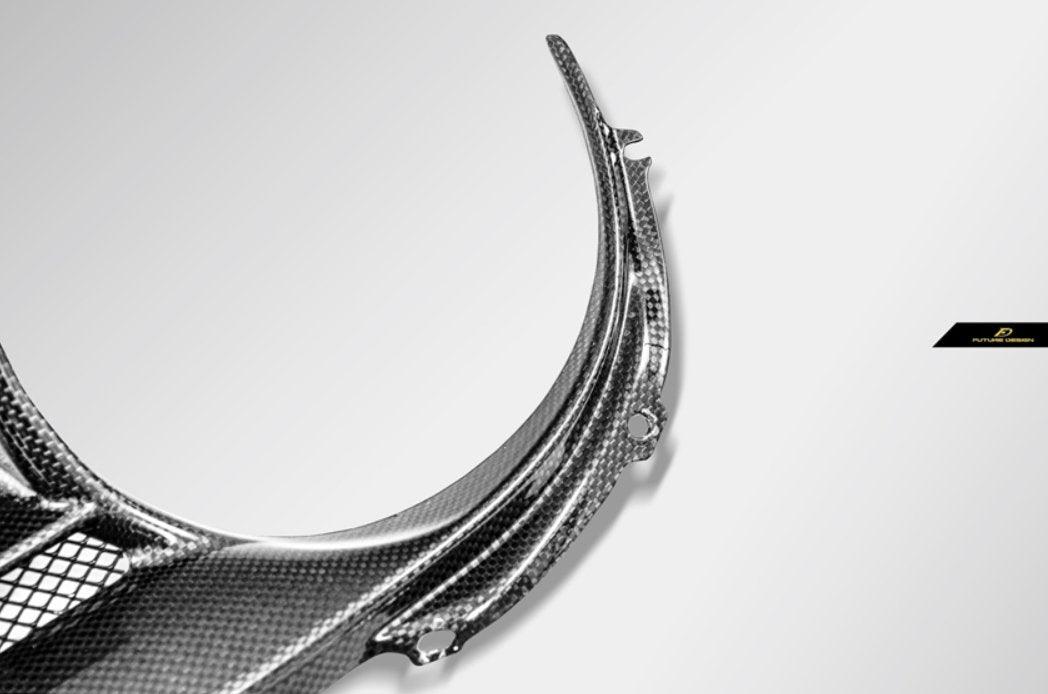 Future Design Carbon Ferrari 488 Carbon Fiber Tail Light Vents - Performance SpeedShop