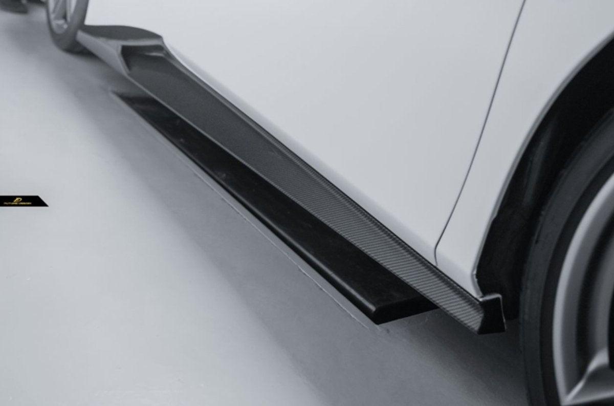 Future Design Carbon Ferrari 488 GTB Carbon Fiber Side Skirts - Performance SpeedShop