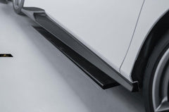 Future Design Carbon Ferrari 488 GTB Carbon Fiber Side Skirts - Performance SpeedShop