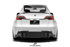 Future Design Carbon Fiber FD V1 REAR SPOILER for Tesla Model Y / Performance - Performance SpeedShop