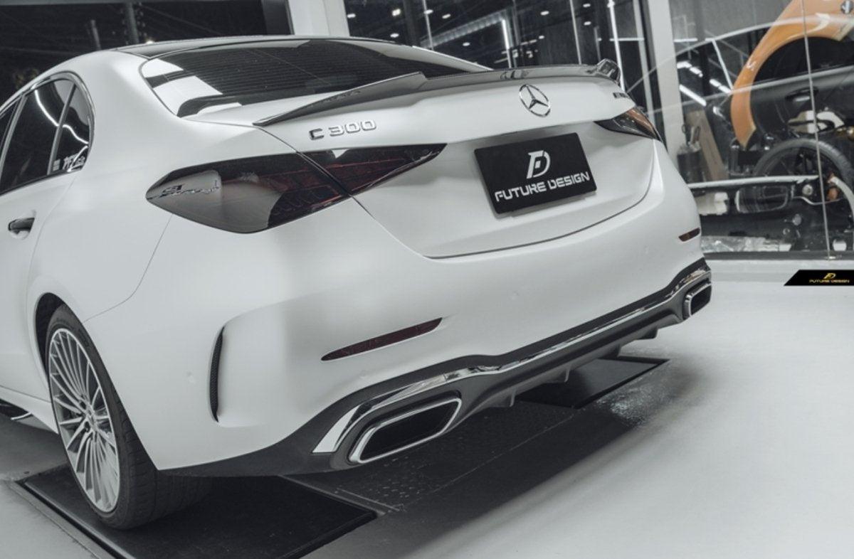 Future Design Carbon Fiber FD V2 REAR SPOILER for W206 C300 C43 C63 Sedan 2021-ON - Performance SpeedShop